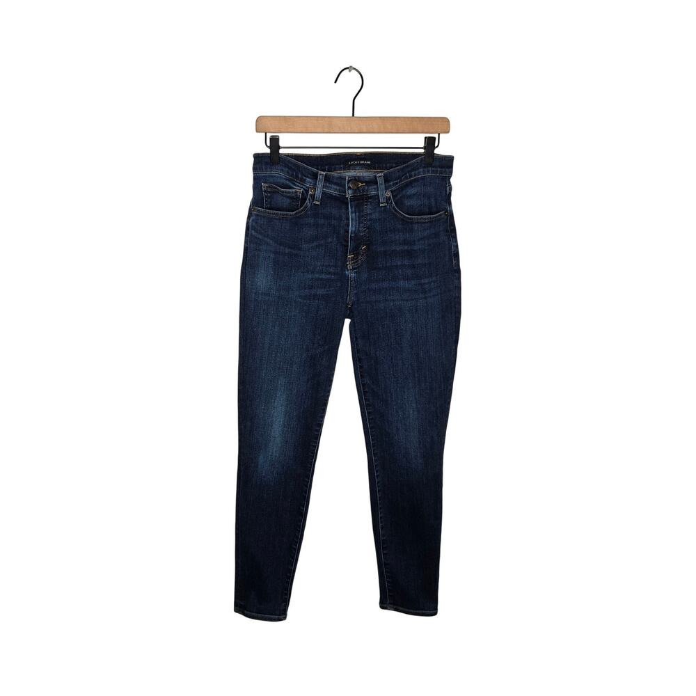 LUCKY BRAND Ava Mid Rise Skinny Dark Wash Size W29 L27